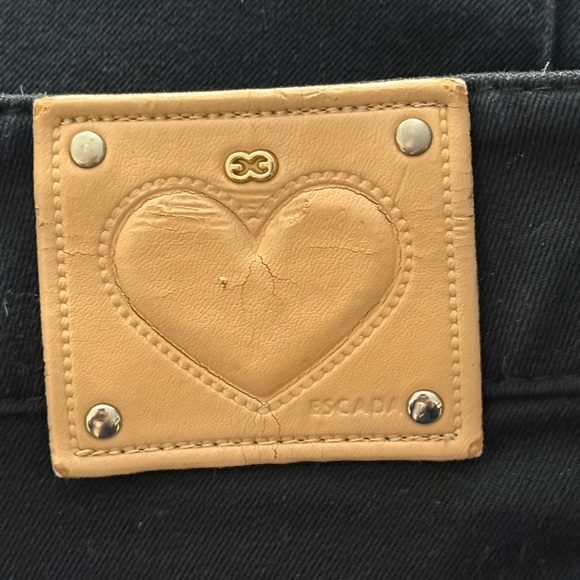 ESCADA High-Waist Straight Leg Denim Jeans with Piping Size 44 EU / XL - Picture 7 of 11